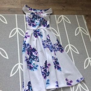 Shin length dress